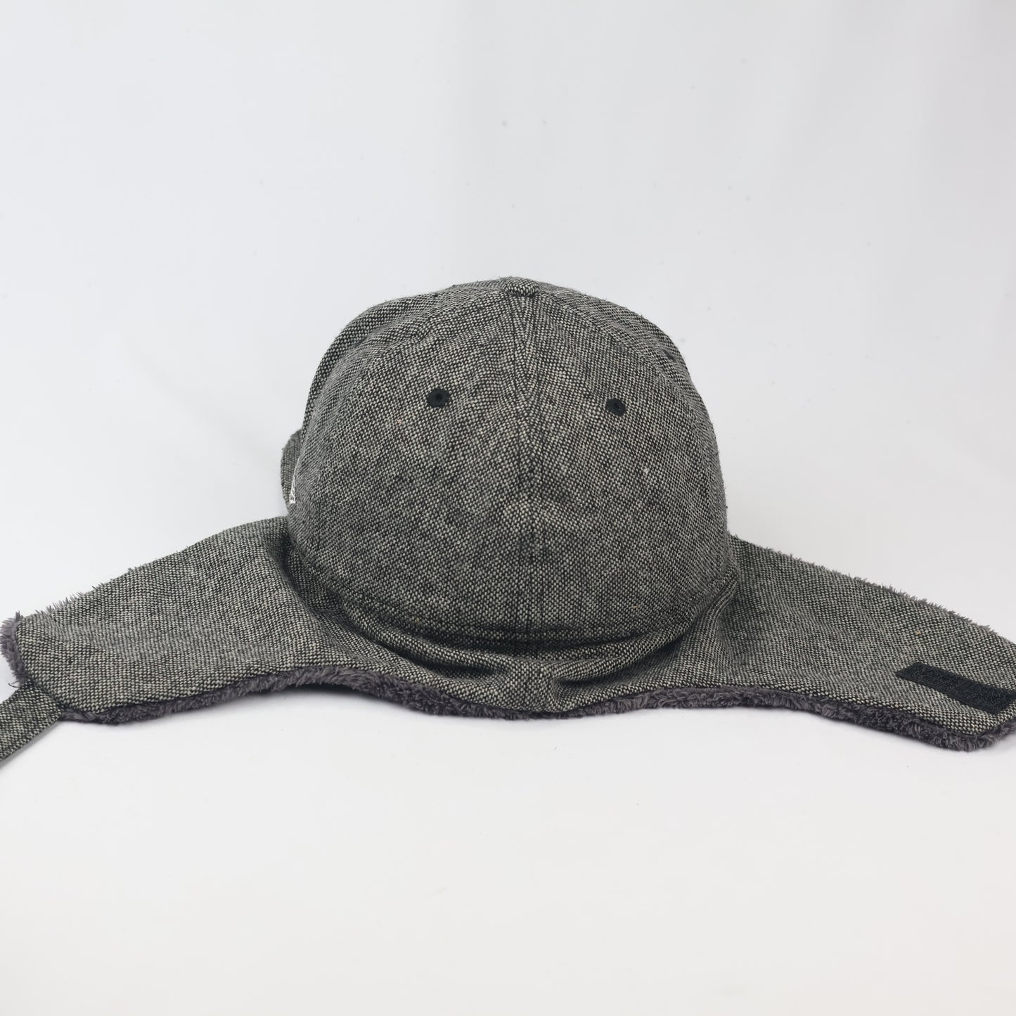 Vintage New Era Cooperstown Collection Dogear Thrifted Hat - Faux Fur Lined - Size 7 1/4