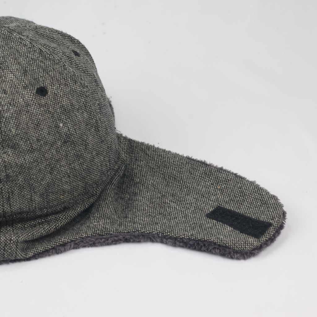 Vintage New Era Cooperstown Collection Dogear Thrifted Hat - Faux Fur Lined - Size 7 1/4
