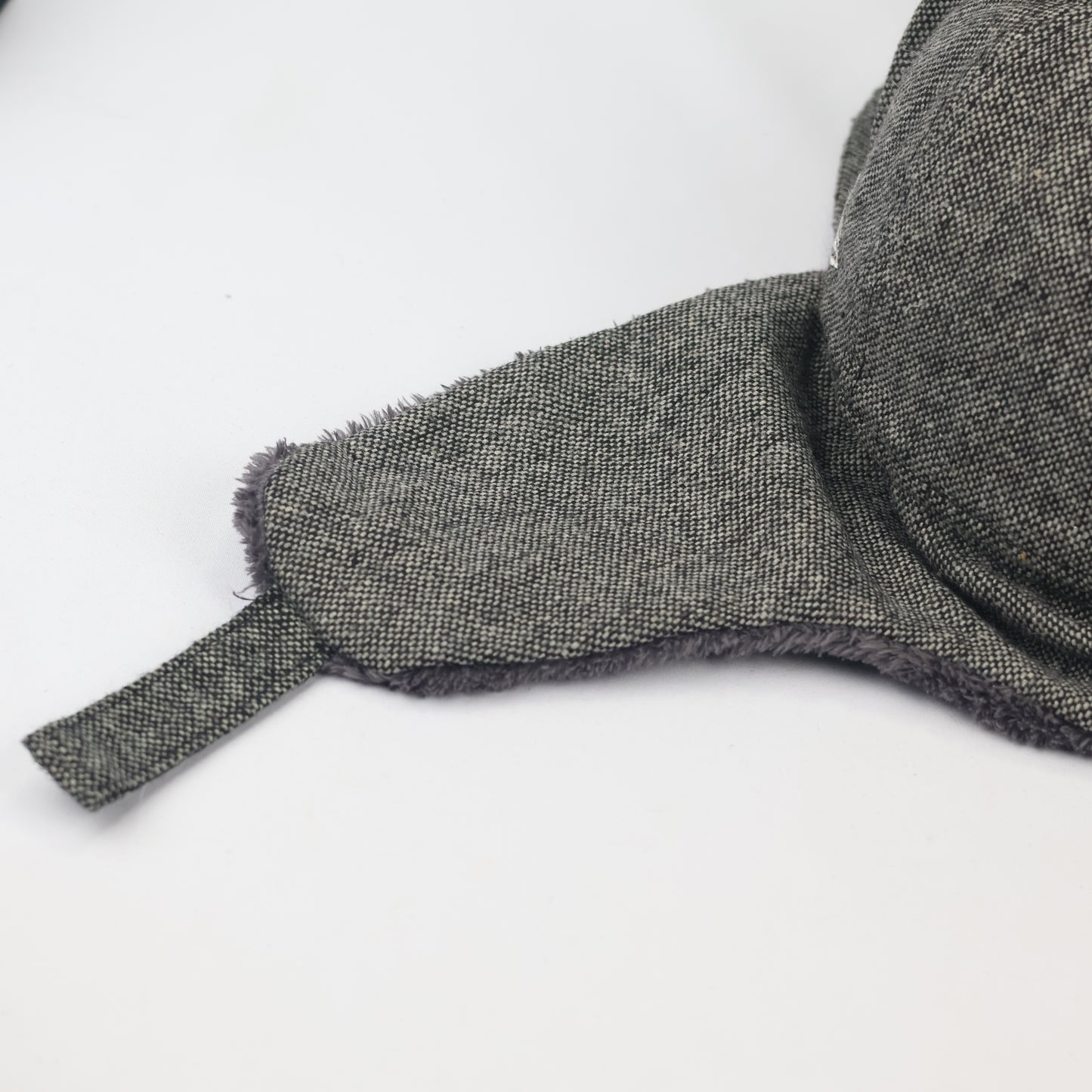 Vintage New Era Cooperstown Collection Dogear Thrifted Hat - Faux Fur Lined - Size 7 1/4