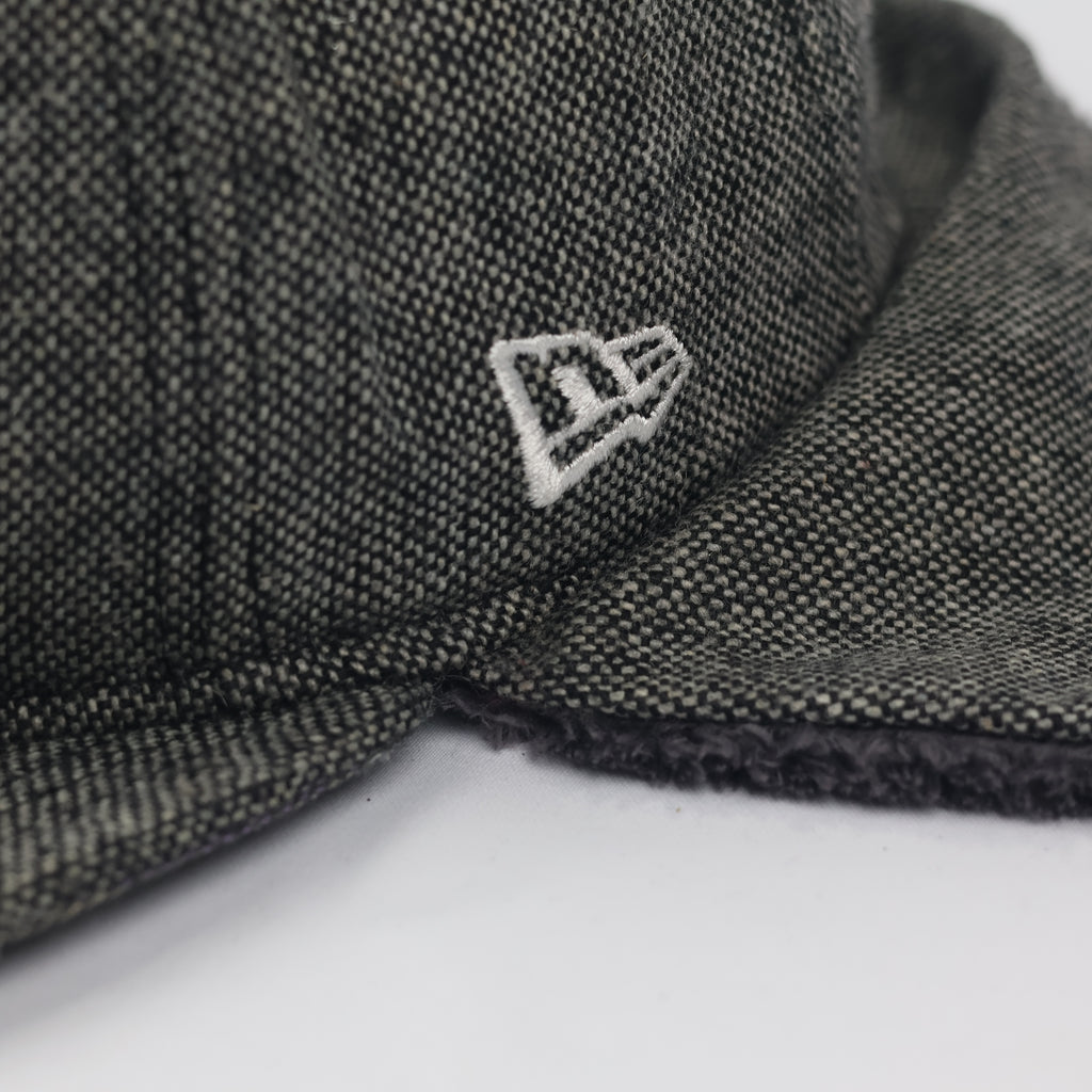 Vintage New Era Cooperstown Collection Dogear Thrifted Hat - Faux Fur Lined - Size 7 1/4