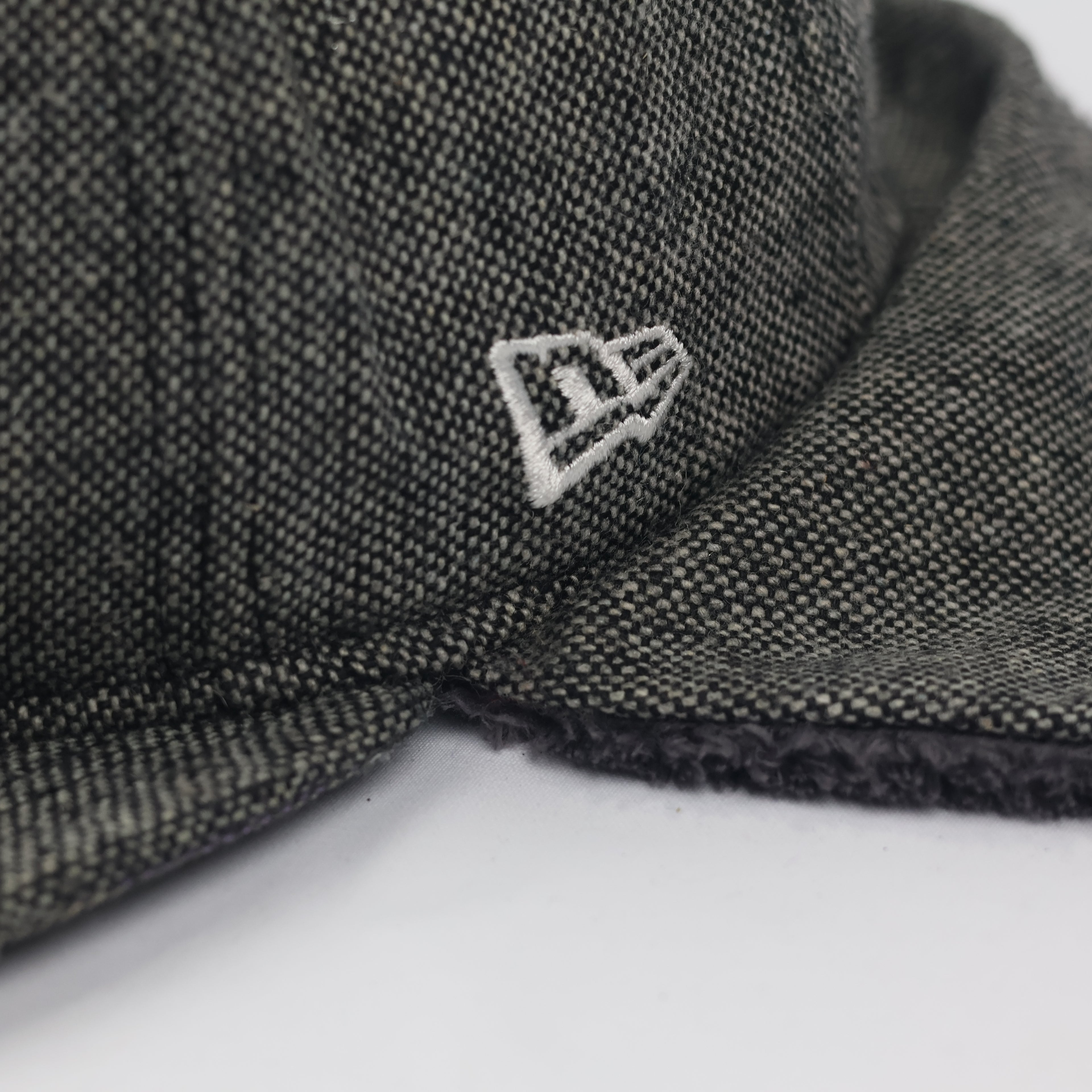 Vintage New Era Cooperstown Collection Dogear Thrifted Hat - Faux Fur Lined - Size 7 1/4