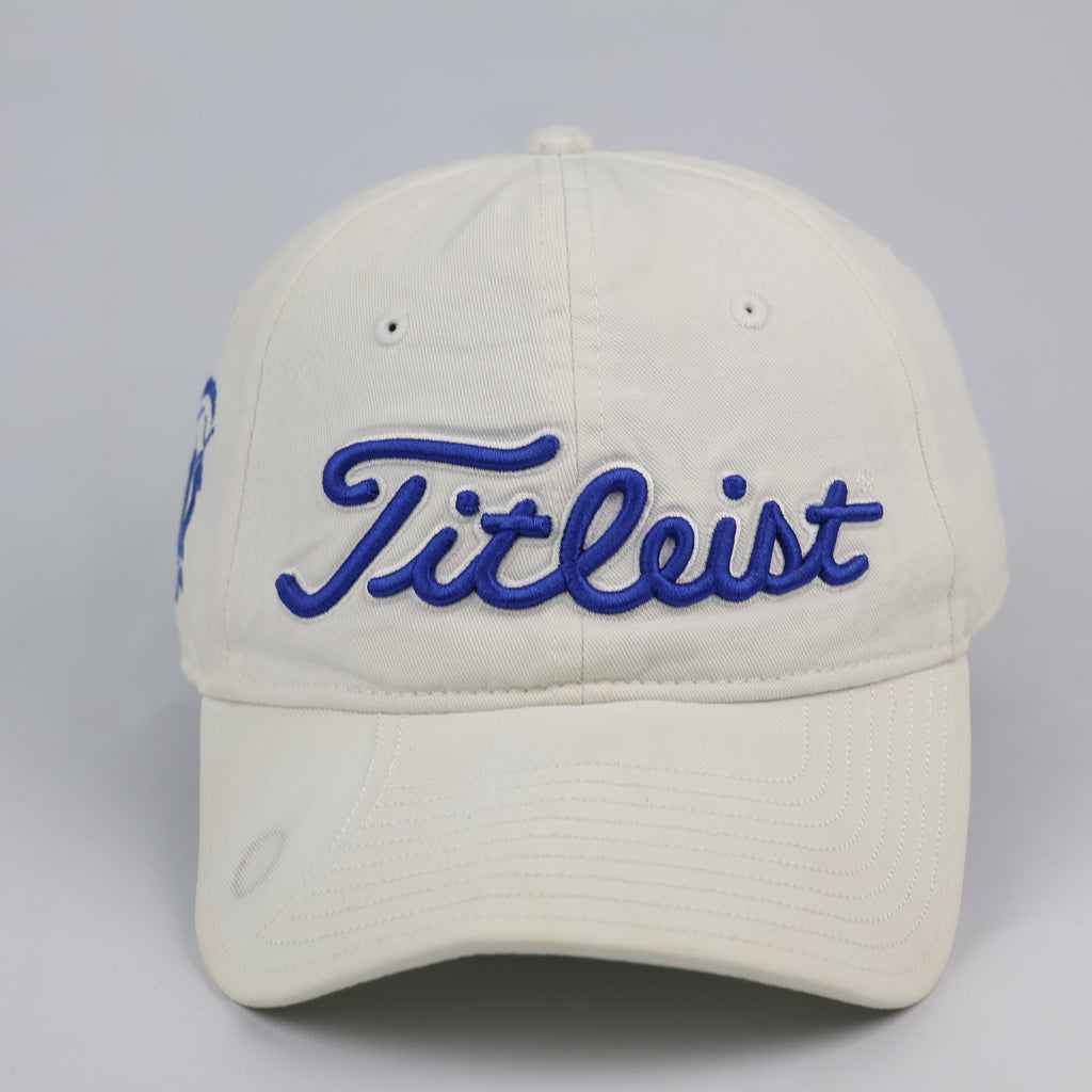Thrifted Titleist Embroidered Golf Hat | Cream White | Size 56-58cm