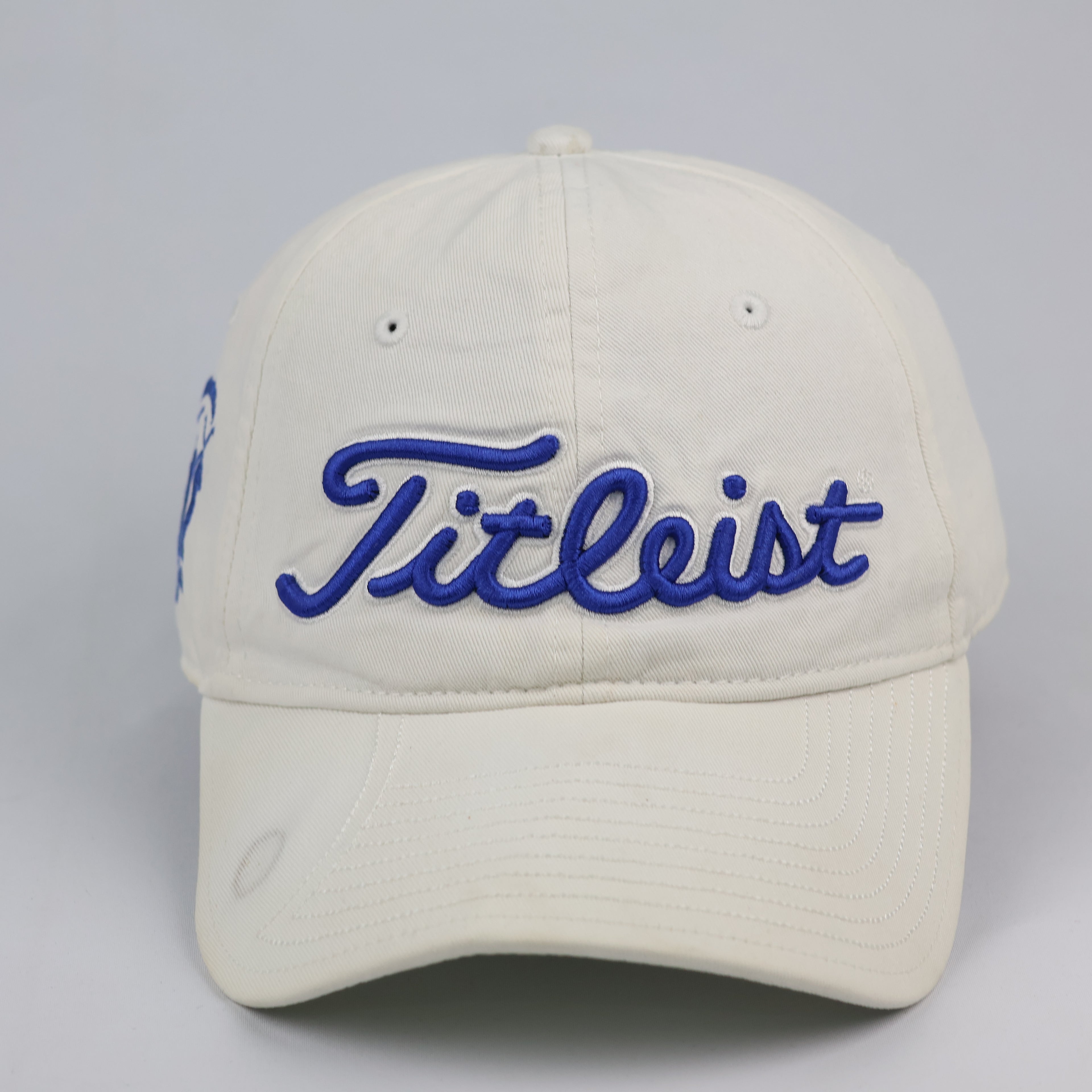 Thrifted Titleist Embroidered Golf Hat | Cream White | Size 56-58cm