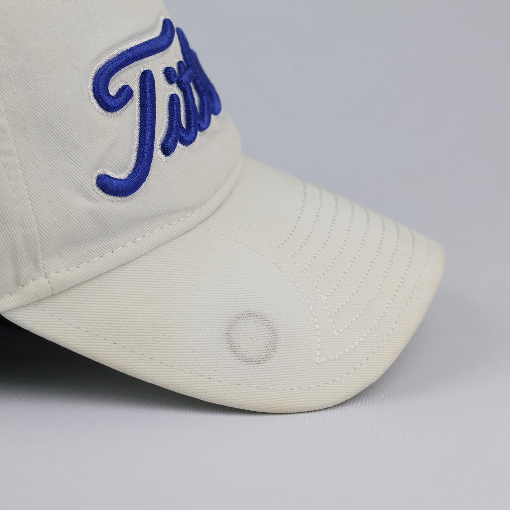 Thrifted Titleist Embroidered Golf Hat | Cream White | Size 56-58cm