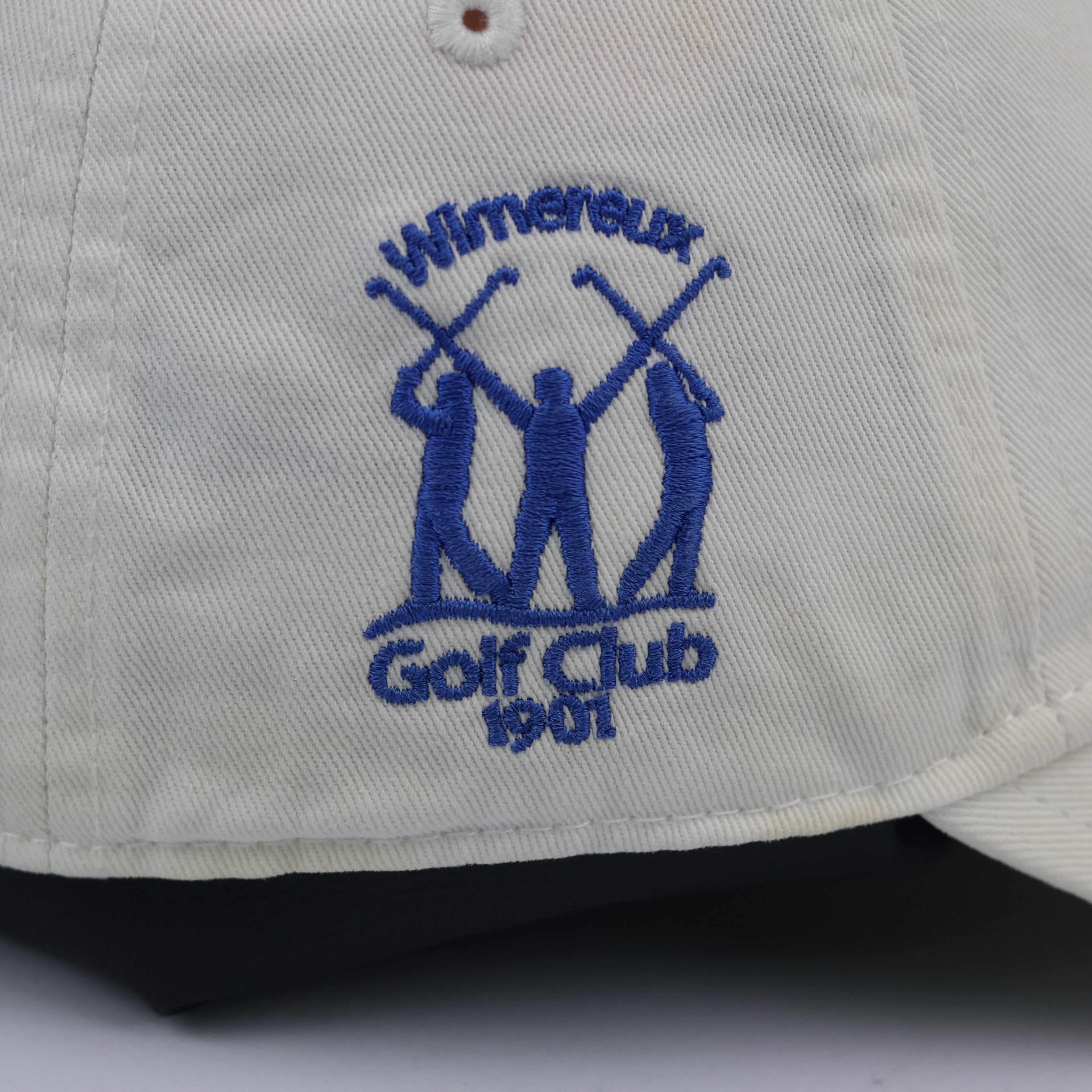 Thrifted Titleist Embroidered Golf Hat | Cream White | Size 56-58cm