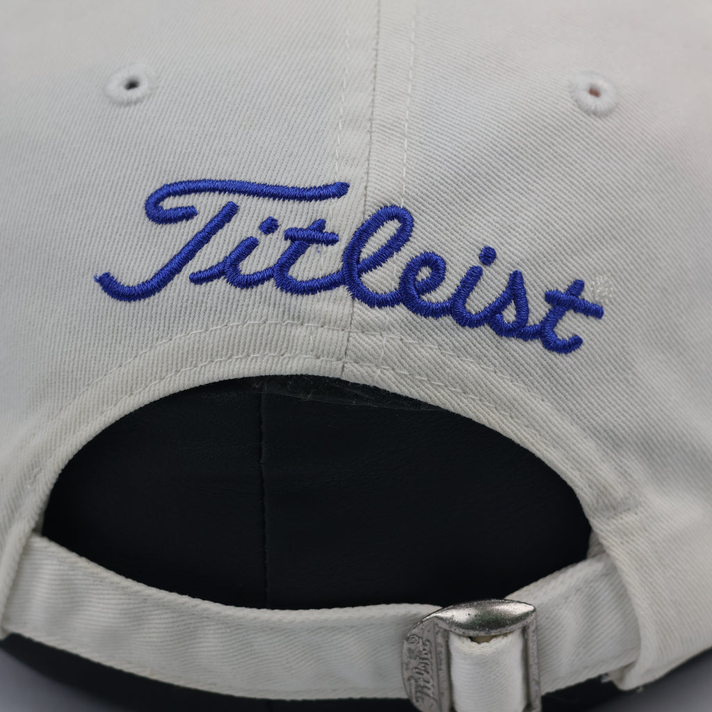 Thrifted Titleist Embroidered Golf Hat | Cream White | Size 56-58cm