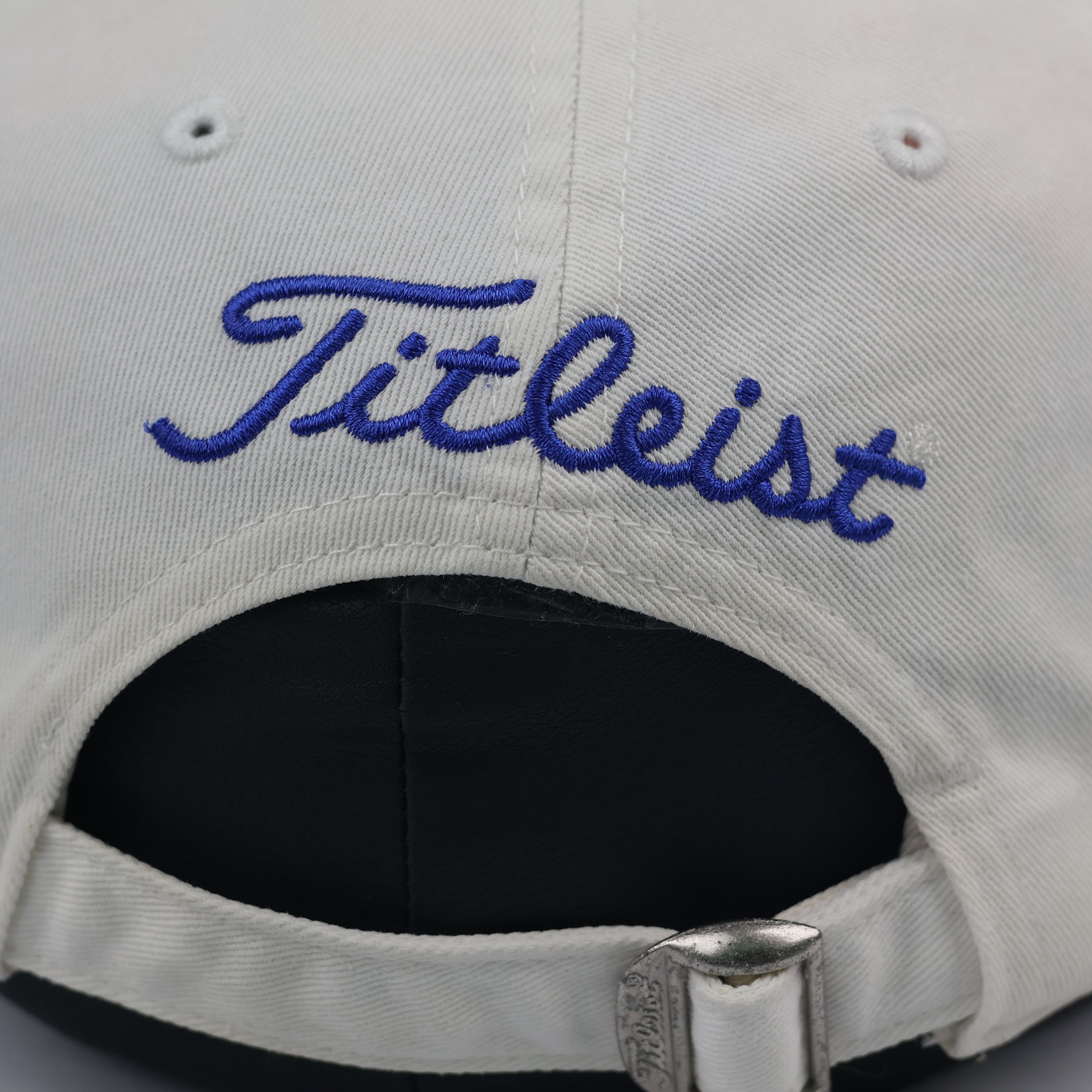 Thrifted Titleist Embroidered Golf Hat | Cream White | Size 56-58cm