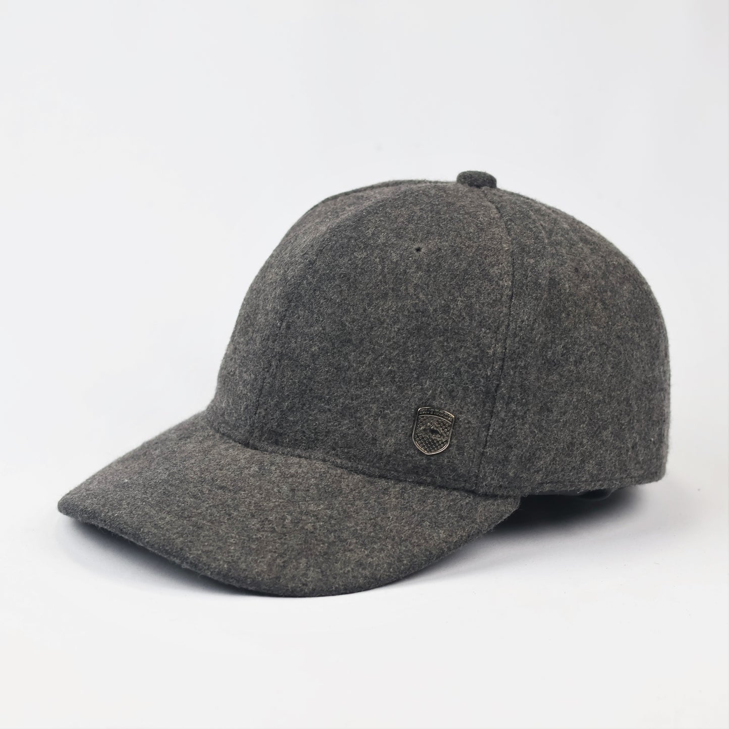 Pengtu Outdoor Charcoal Grey Woolen Winter Thrifted Baseball Cap