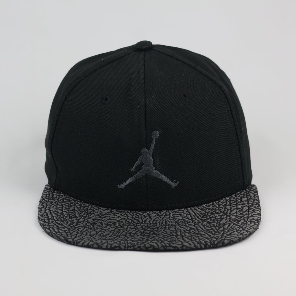 Jordan Youth Jumpman Black Cement Snapback Hat