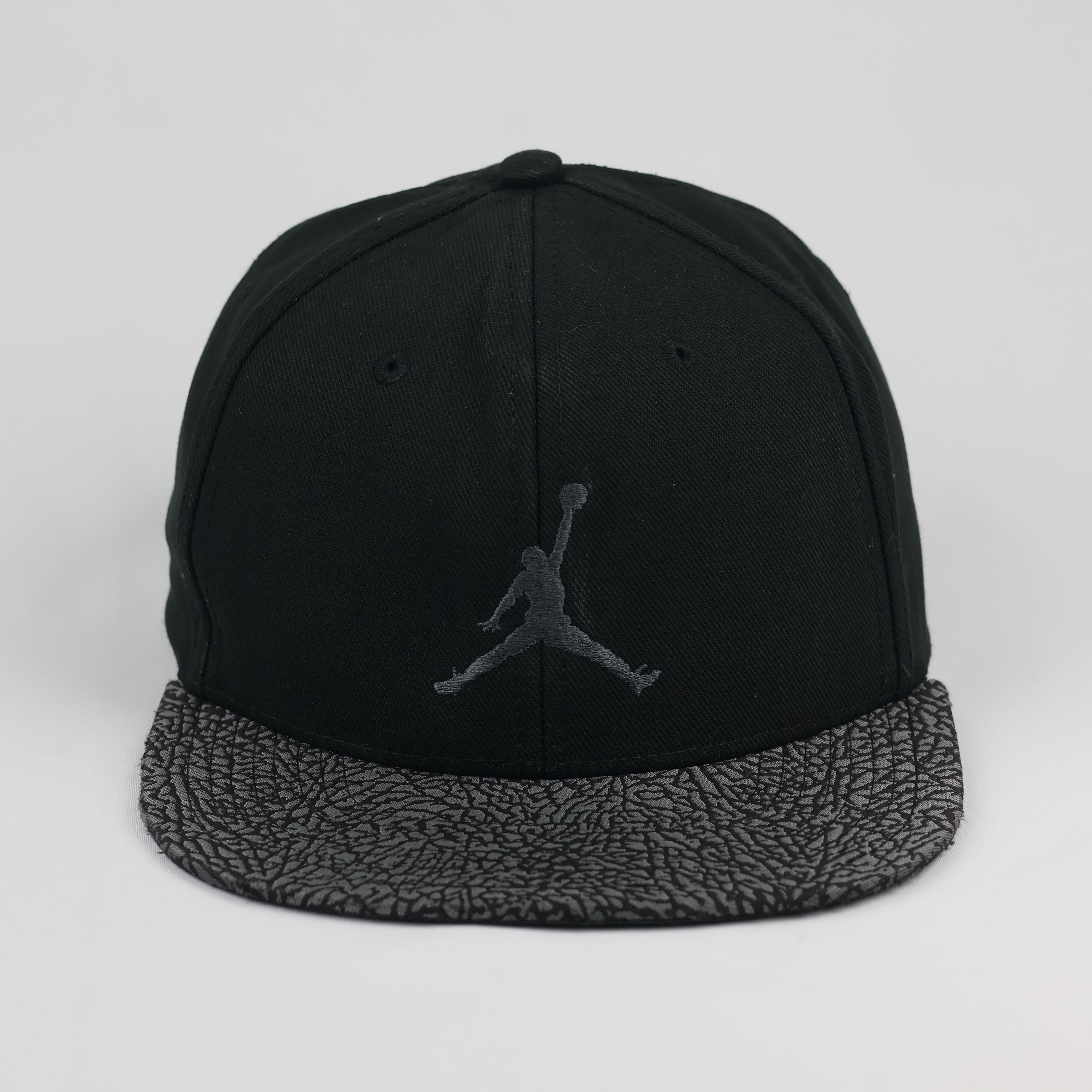 Jordan Youth Jumpman Black Cement Snapback Hat