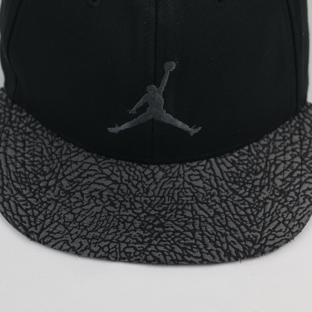 Jordan Youth Jumpman Black Cement Snapback Hat