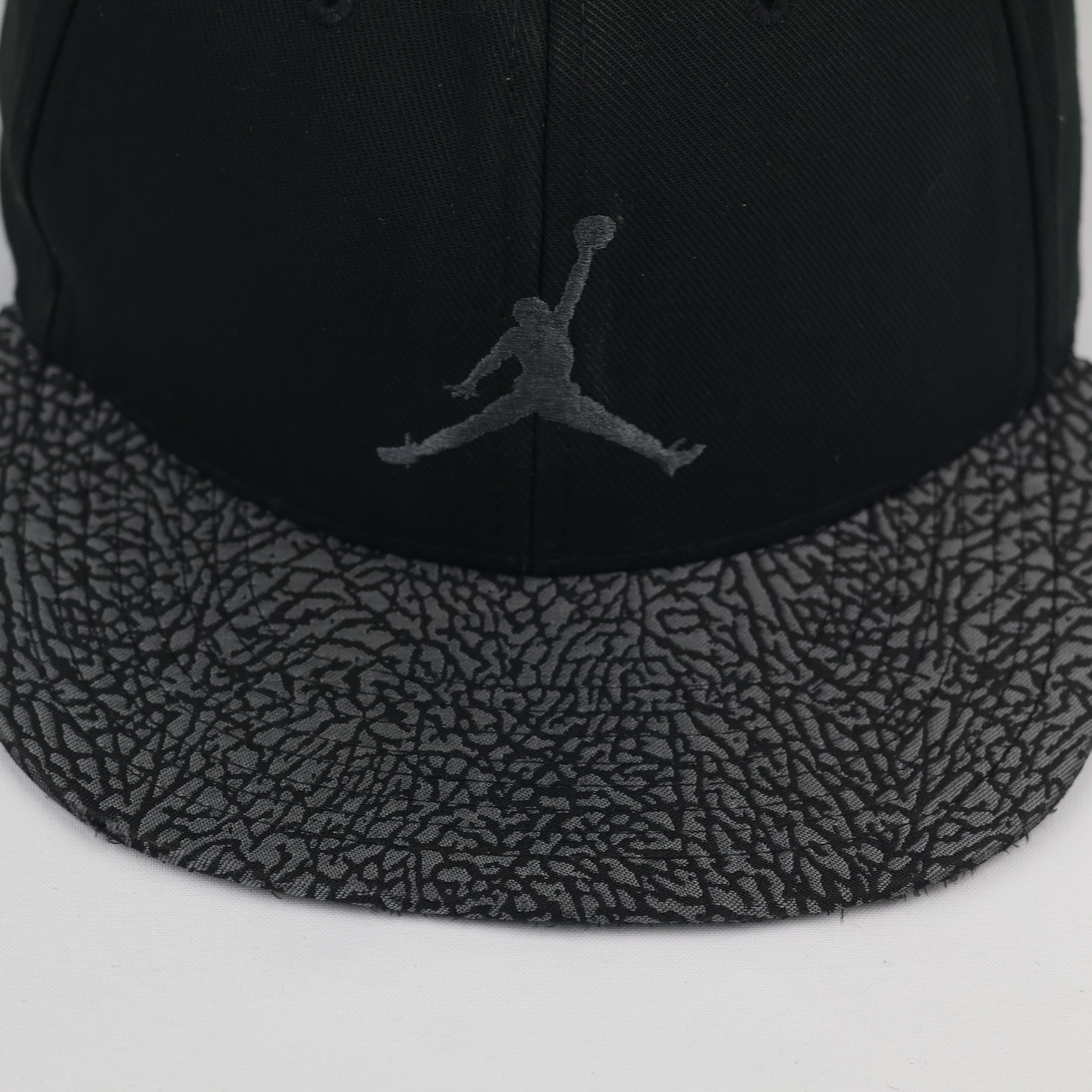 Jordan Youth Jumpman Black Cement Snapback Hat