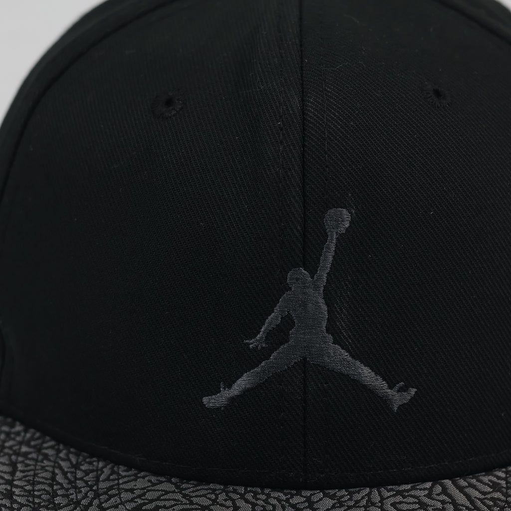 Jordan Youth Jumpman Black Cement Snapback Hat