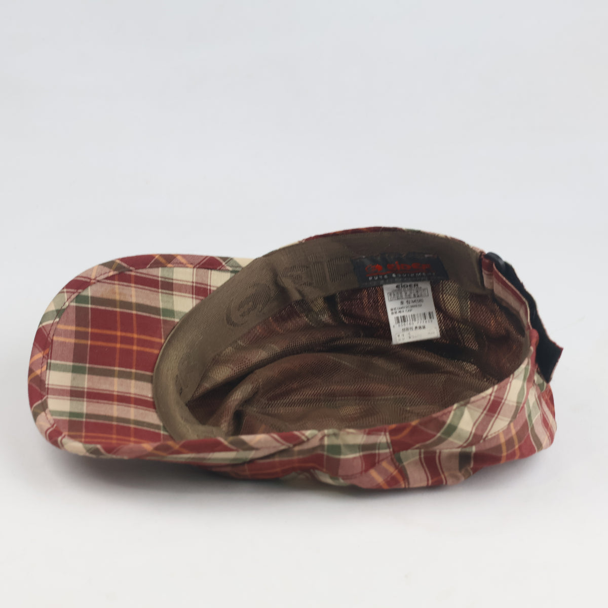 Thrifted Eider Plaid Military Cadet Cap (57-59 cm) | 10241