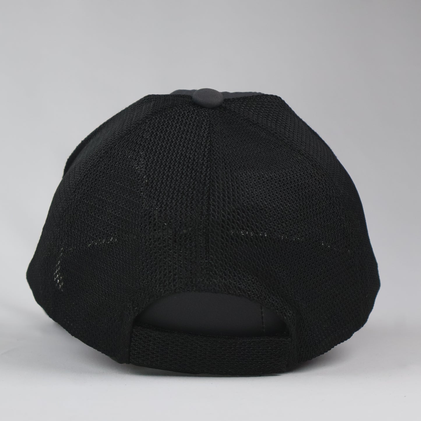 Sporty Mesh Panel Cap with Drawcord - Grey/Black