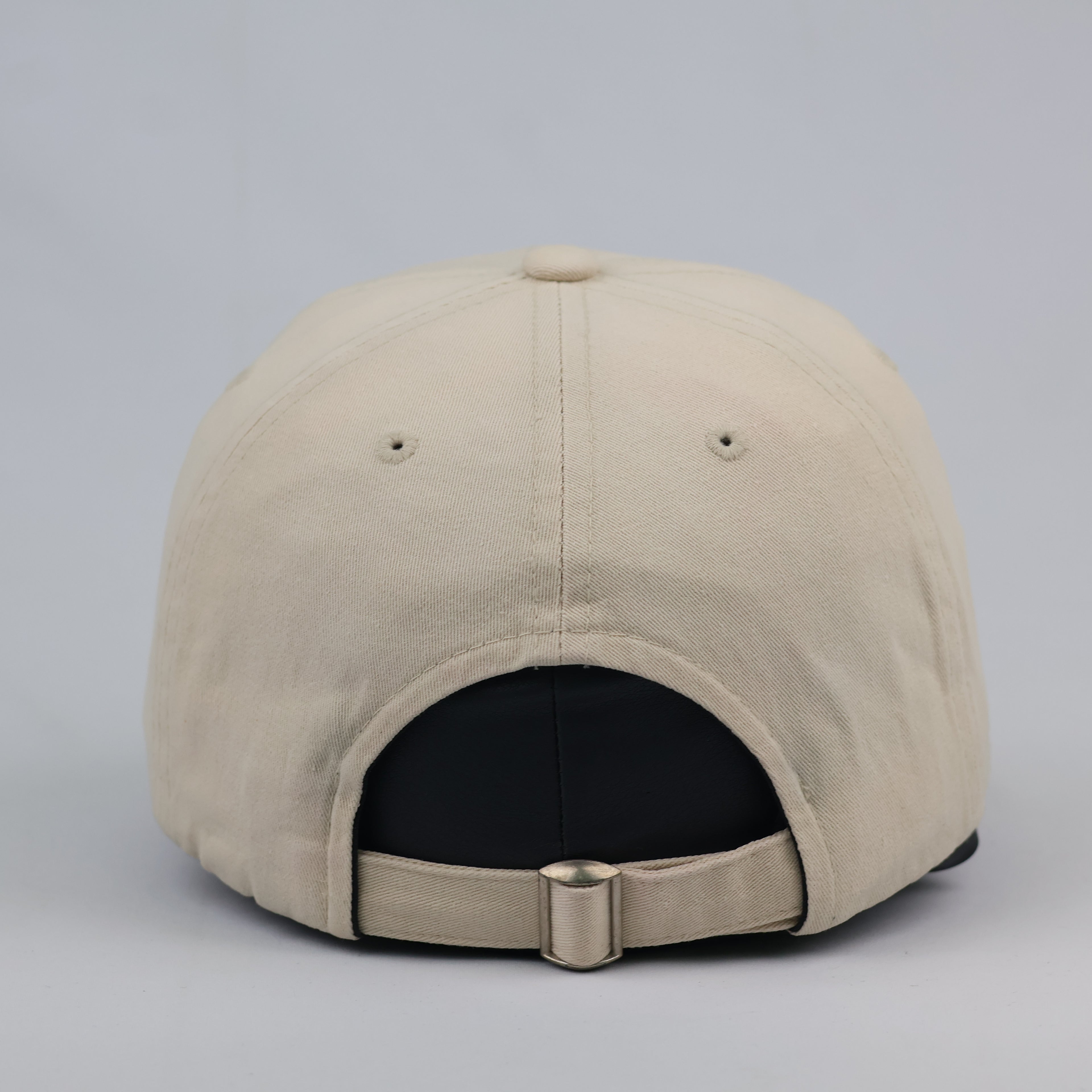 Minimalist Khaki Tan Brooklyn Graphic Strapback Baseball Cap