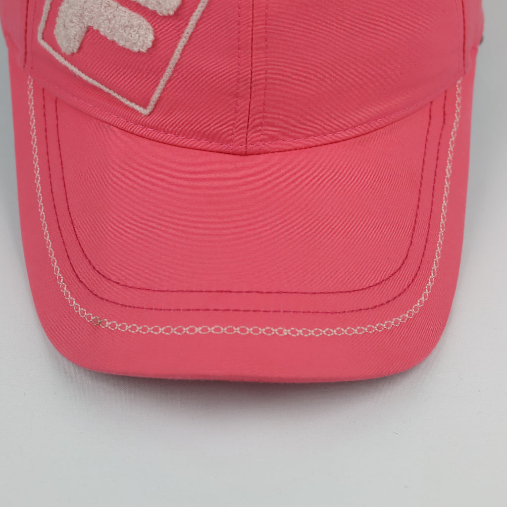 Fila Classic Chenille F-Box Logo Bubblegum Pink Thrifted Hat