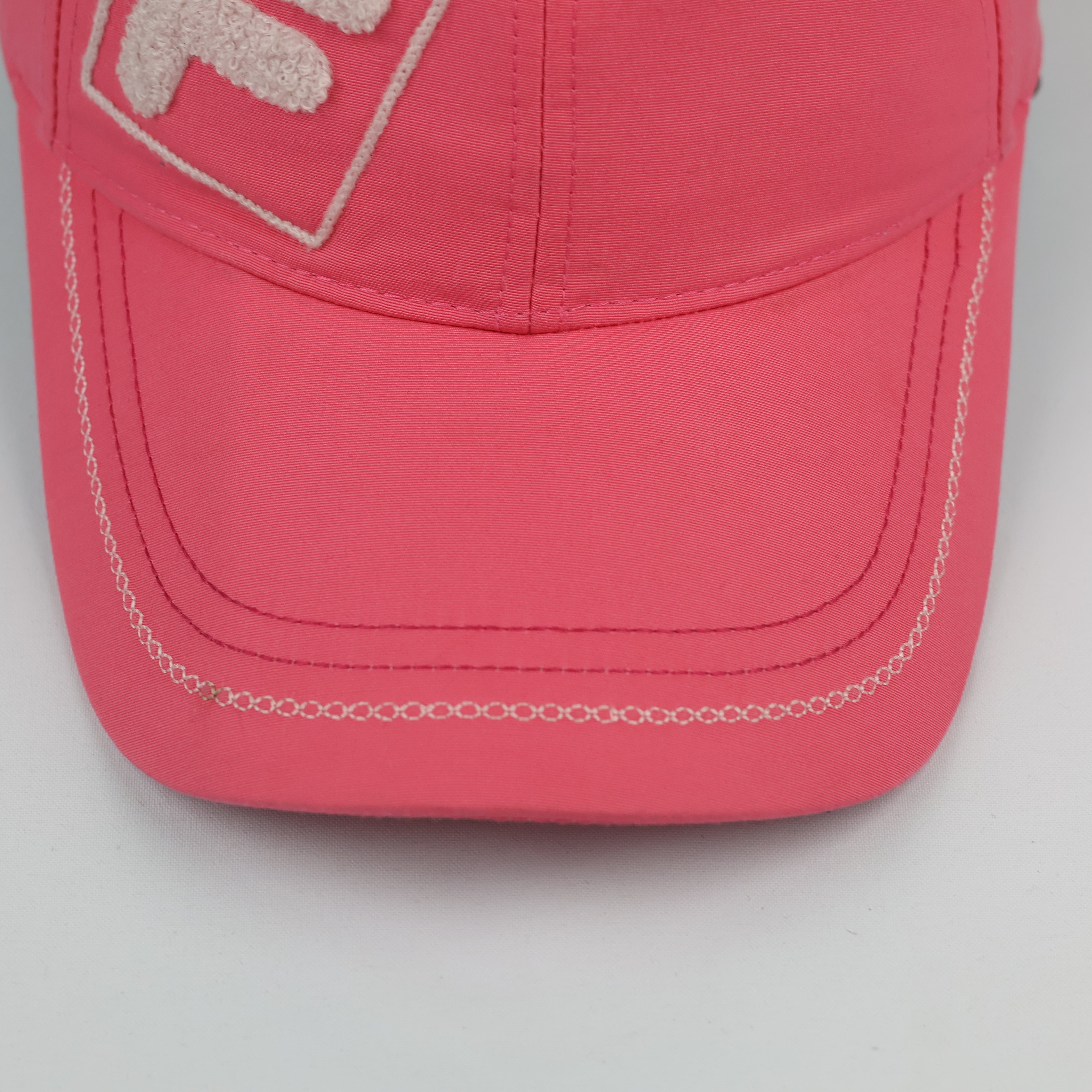 Fila Classic Chenille F-Box Logo Bubblegum Pink Thrifted Hat