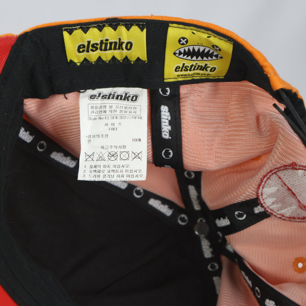 Elstinko 3D Monster Face Horned Snapback Cap