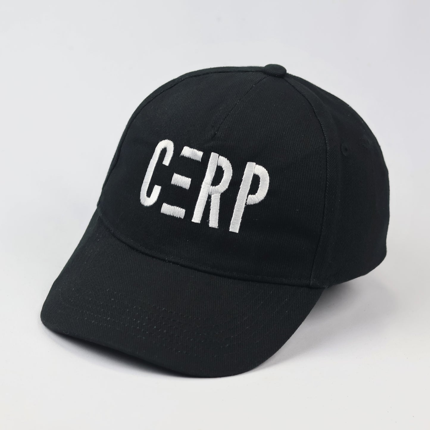 Beechfield CERP Embroidered Black Thrifted Baseball Cap