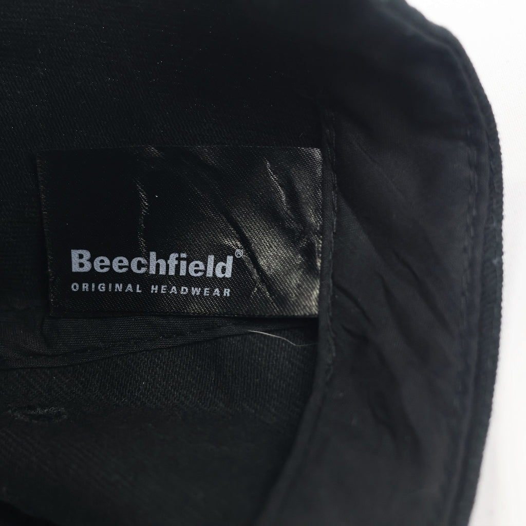 Beechfield CERP Embroidered Black Thrifted Baseball Cap