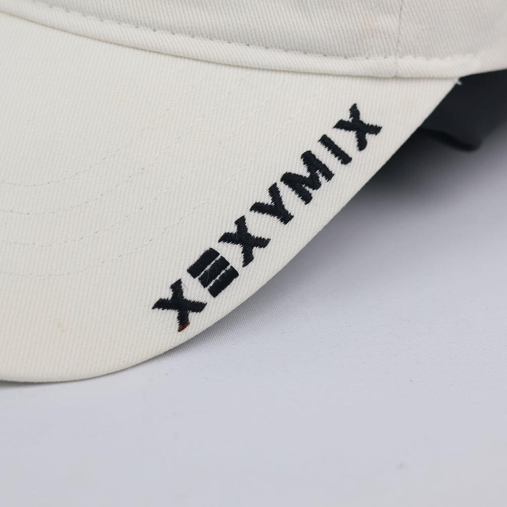 Thrifted Xexymix Korean Athleisure Baseball Hat | Cream