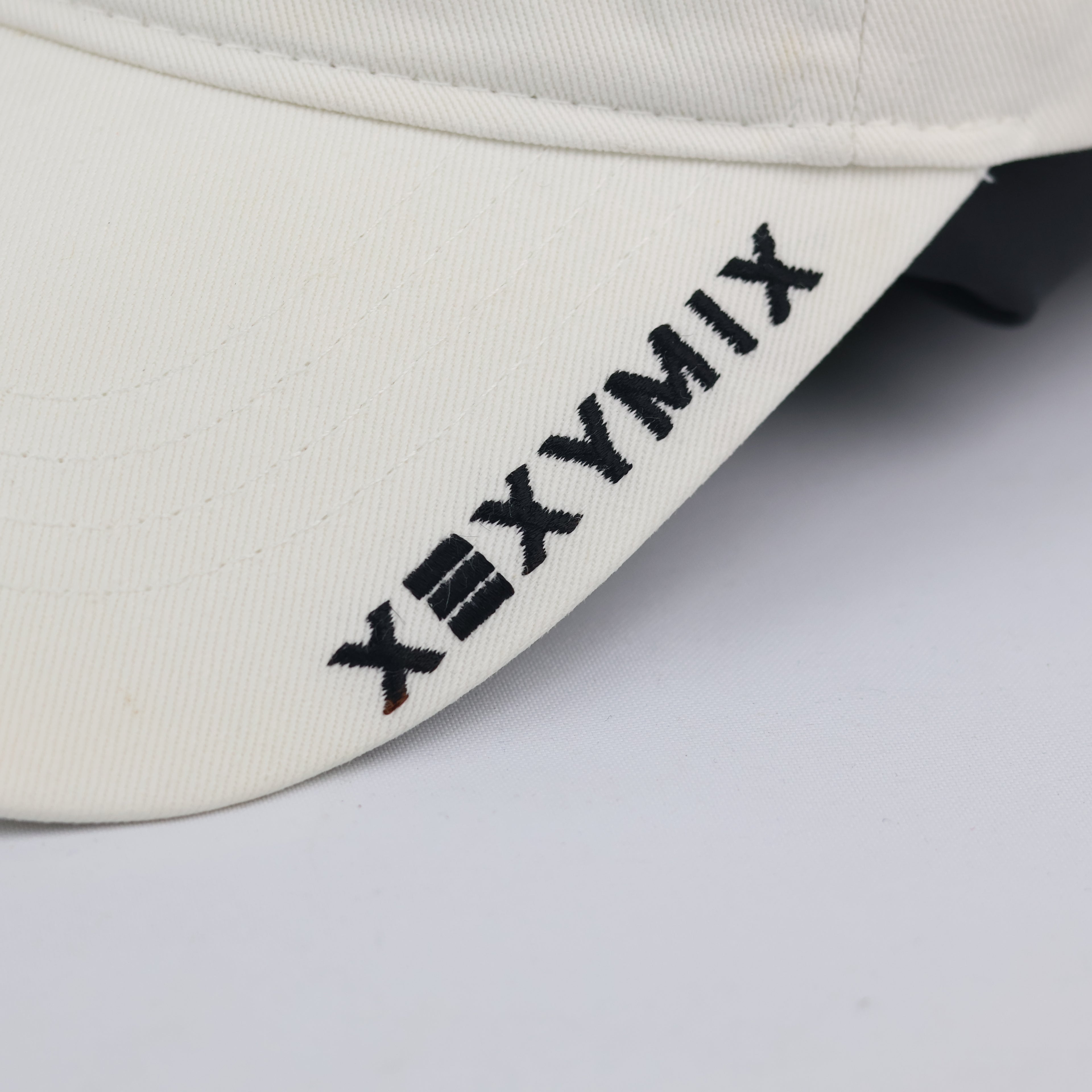 Thrifted Xexymix Korean Athleisure Baseball Hat | Cream