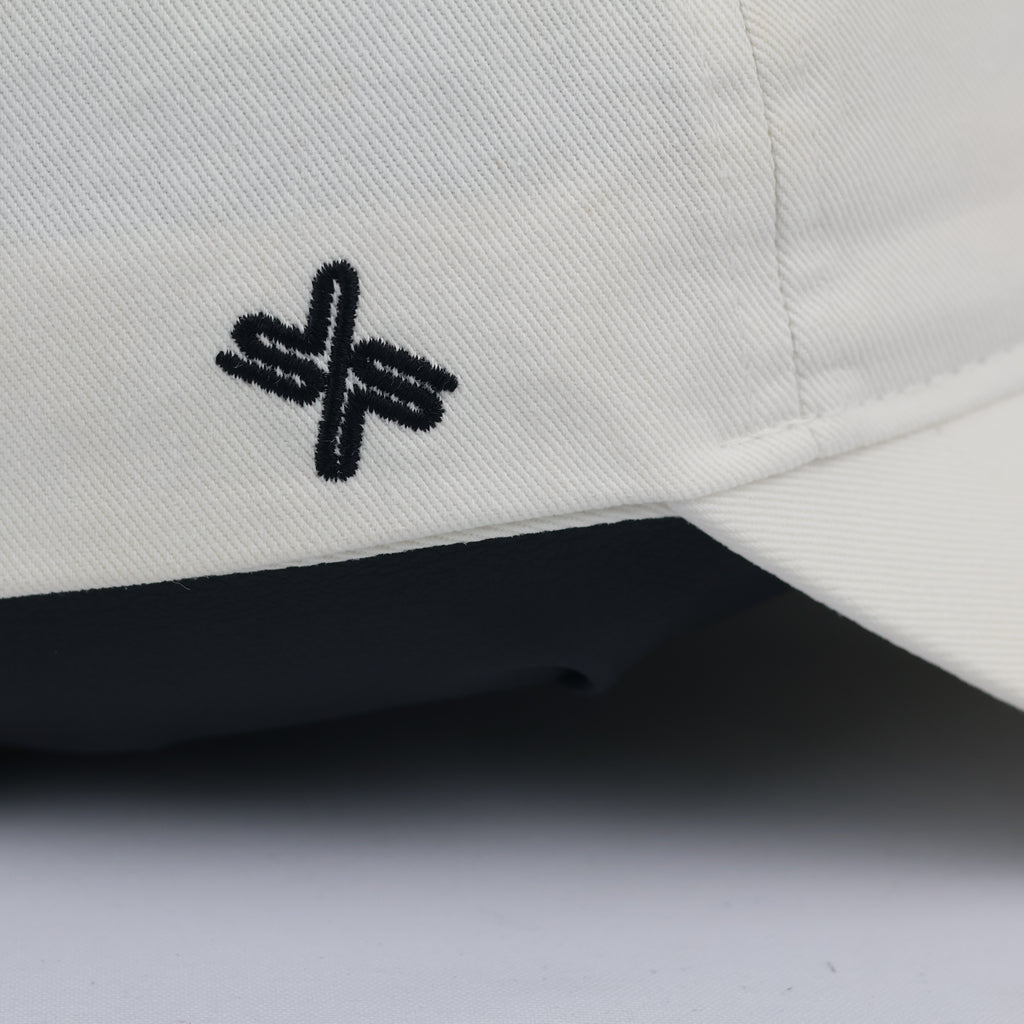 Thrifted Xexymix Korean Athleisure Baseball Hat | Cream