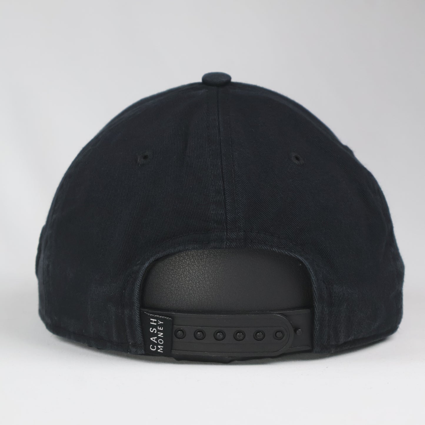 "Cash Money" Quilted Diamond Snapback Cap - Black