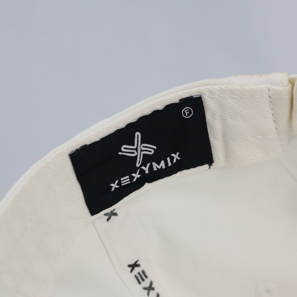 Thrifted Xexymix Korean Athleisure Baseball Hat | Cream