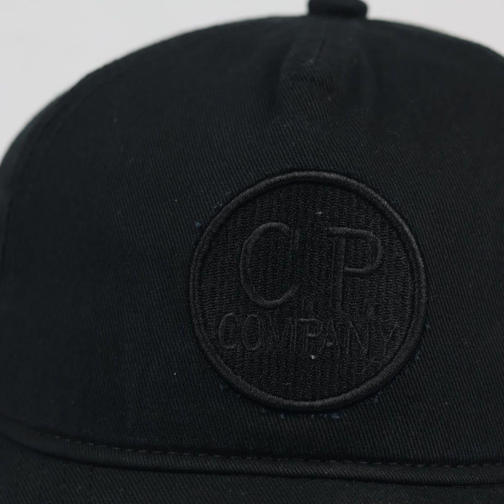 Thrifted C.P. Company Black Tactical Goggle Hat (Size 57cm)