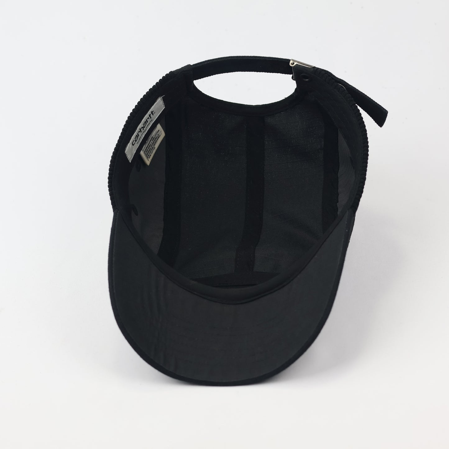 Carhartt WIP Medley 5-Panel Thrifted Cap – Black Corduroy & Canvas Mix