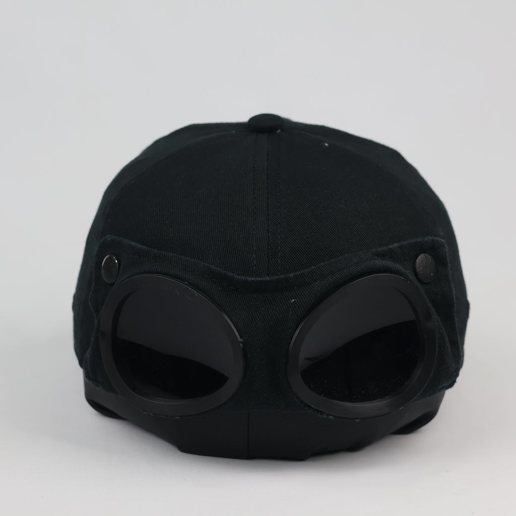 Thrifted C.P. Company Black Tactical Goggle Hat (Size 57cm)