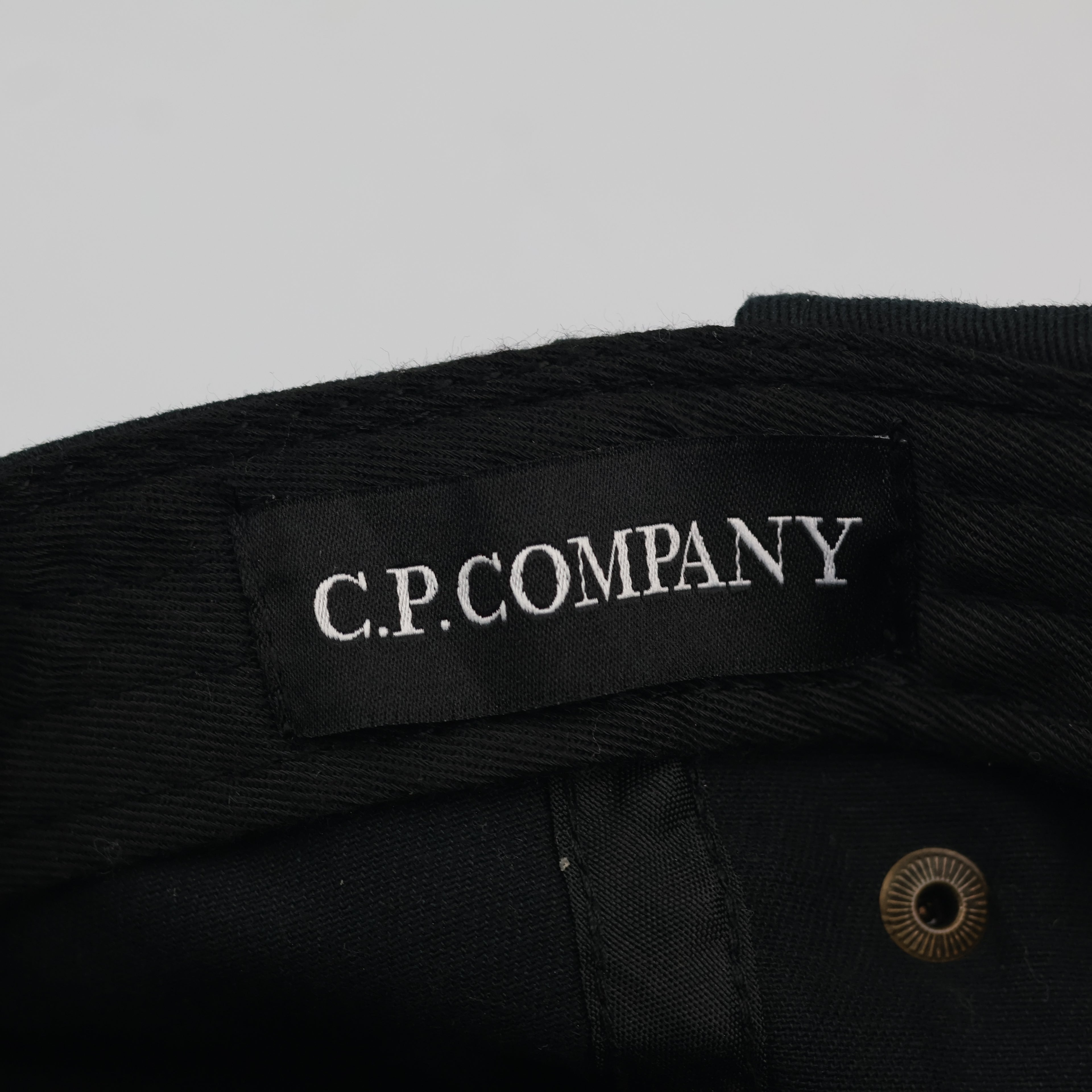 Thrifted C.P. Company Black Tactical Goggle Hat (Size 57cm)