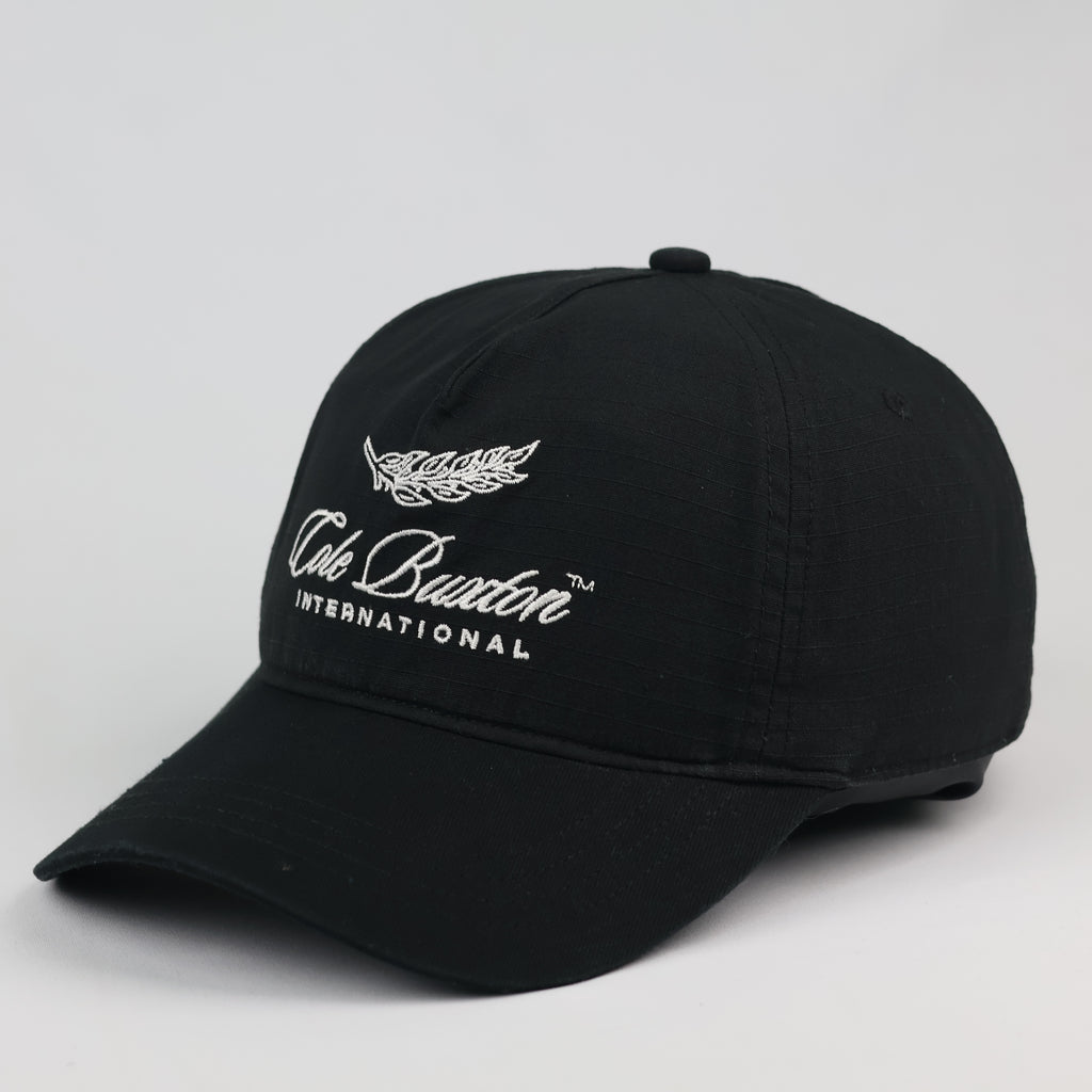 Thrifted Cole Buxton Laurel Crest Baseball Hat | Black | Size 56-58cm