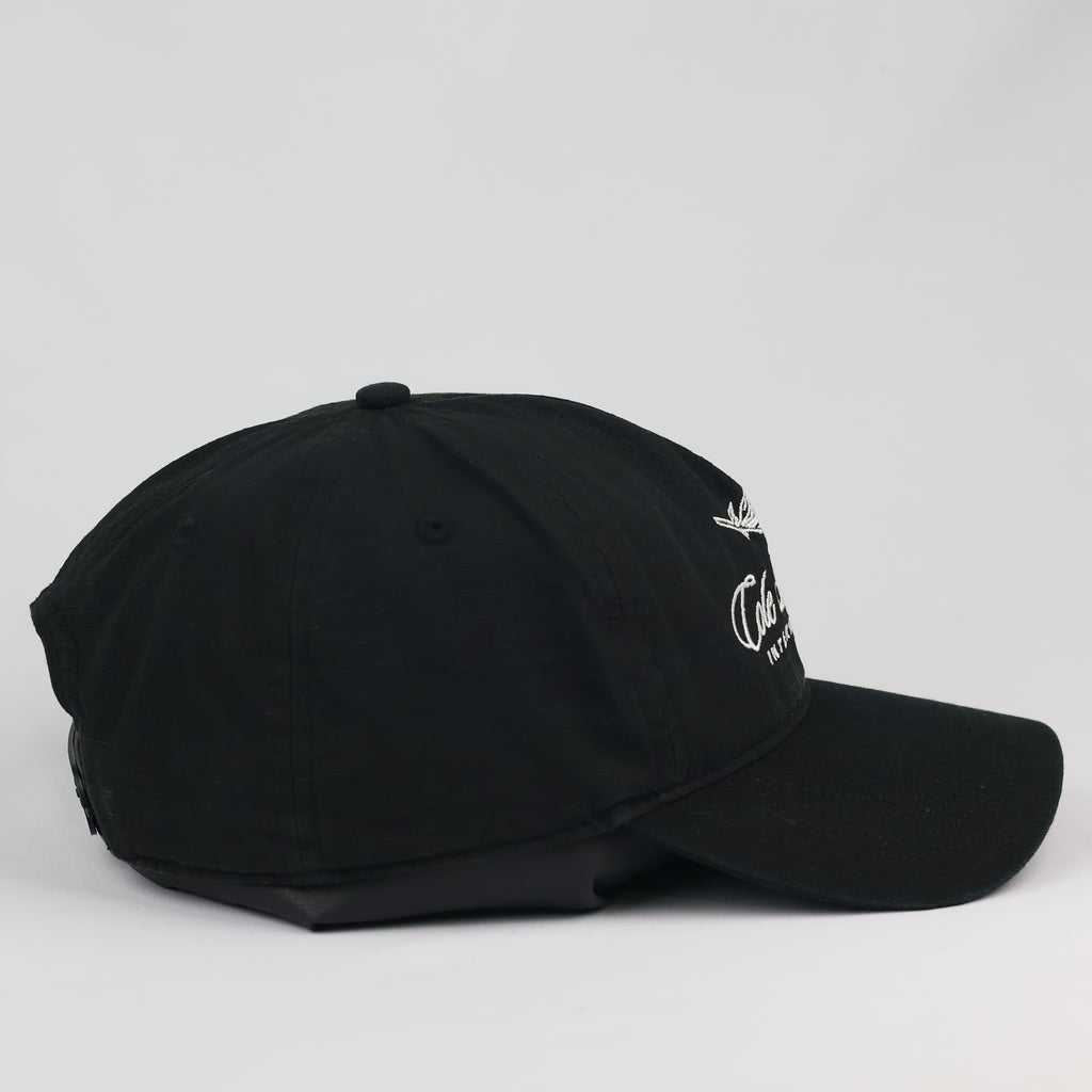 Thrifted Cole Buxton Laurel Crest Baseball Hat | Black | Size 56-58cm