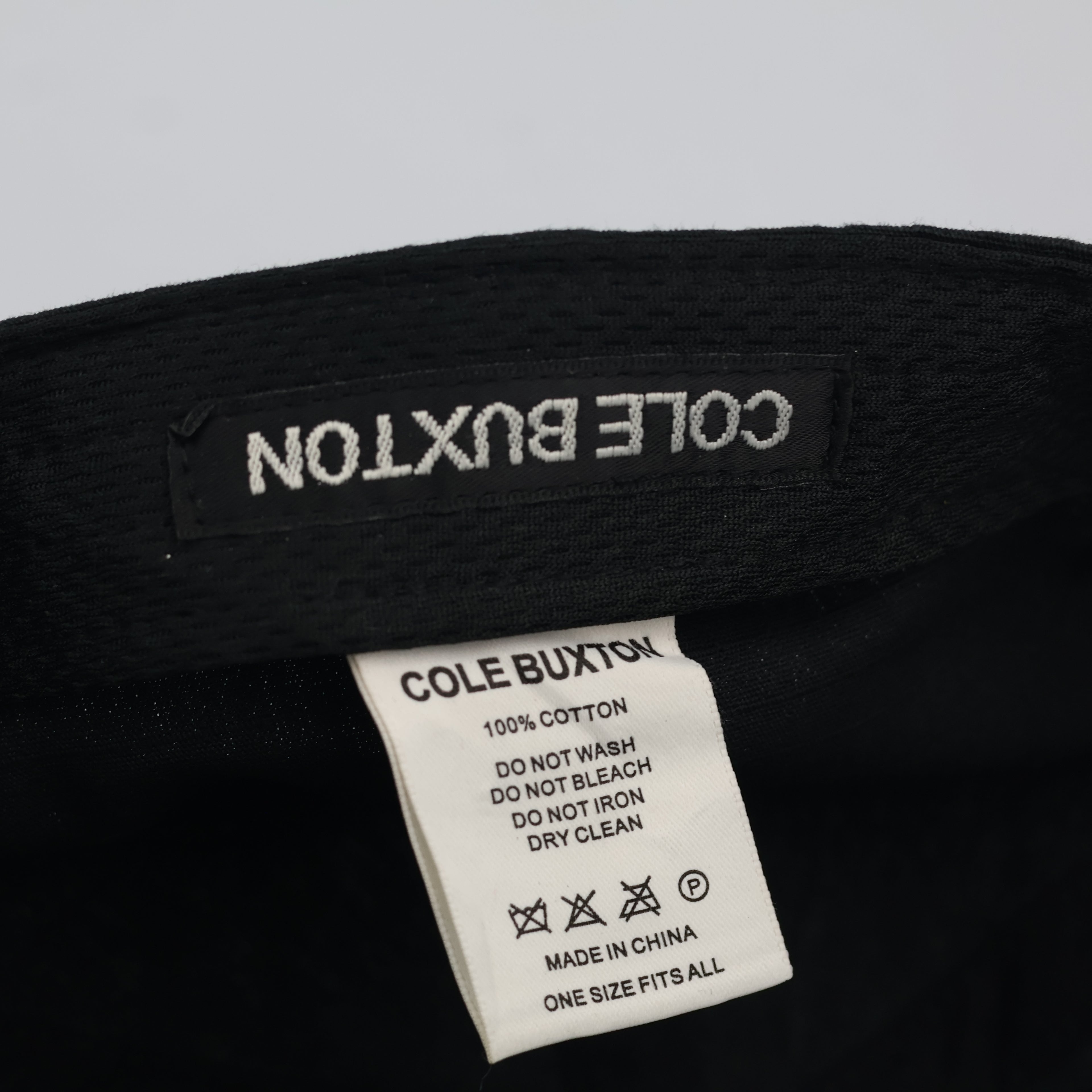 Thrifted Cole Buxton Laurel Crest Baseball Hat | Black | Size 56-58cm