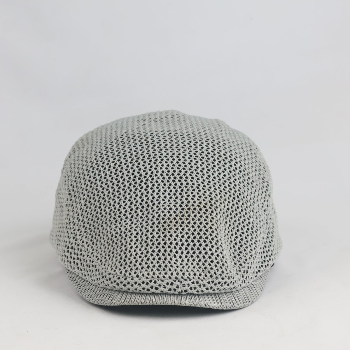 Thrifted METROCITY Mesh Flat Cap | Classic Grey Cabbie Hat (Size 58-60 cm) | 10262