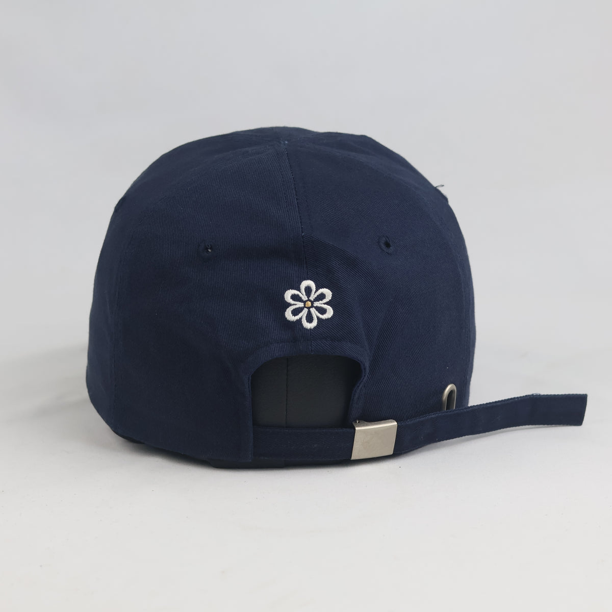 Thrifted Navy Blue Text Design Baseball Hat (58-60 cm) | 10257