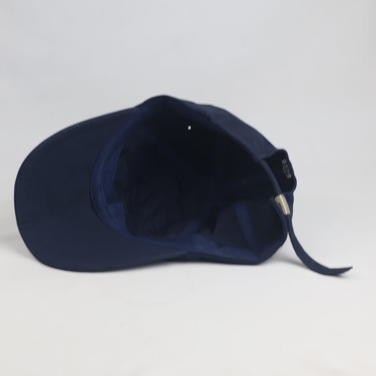 Thrifted Navy Blue Text Design Baseball Hat (58-60 cm) | 10257