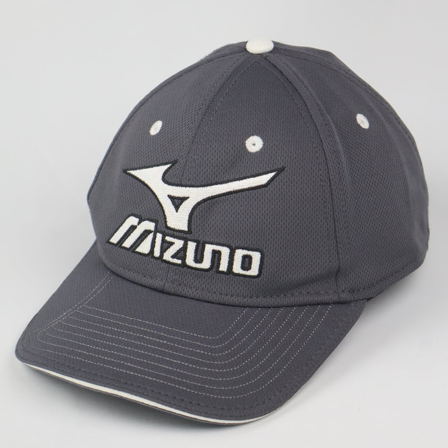 "Mizuno" New Era Fitted Cap - Grey