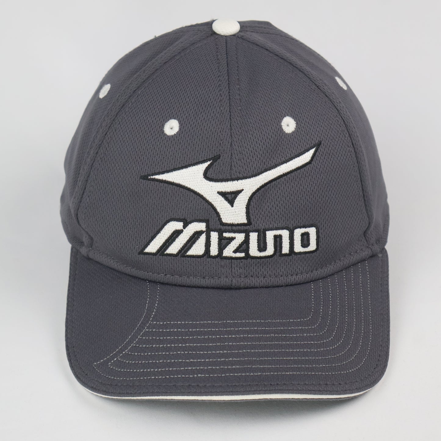 "Mizuno" New Era Fitted Cap - Grey