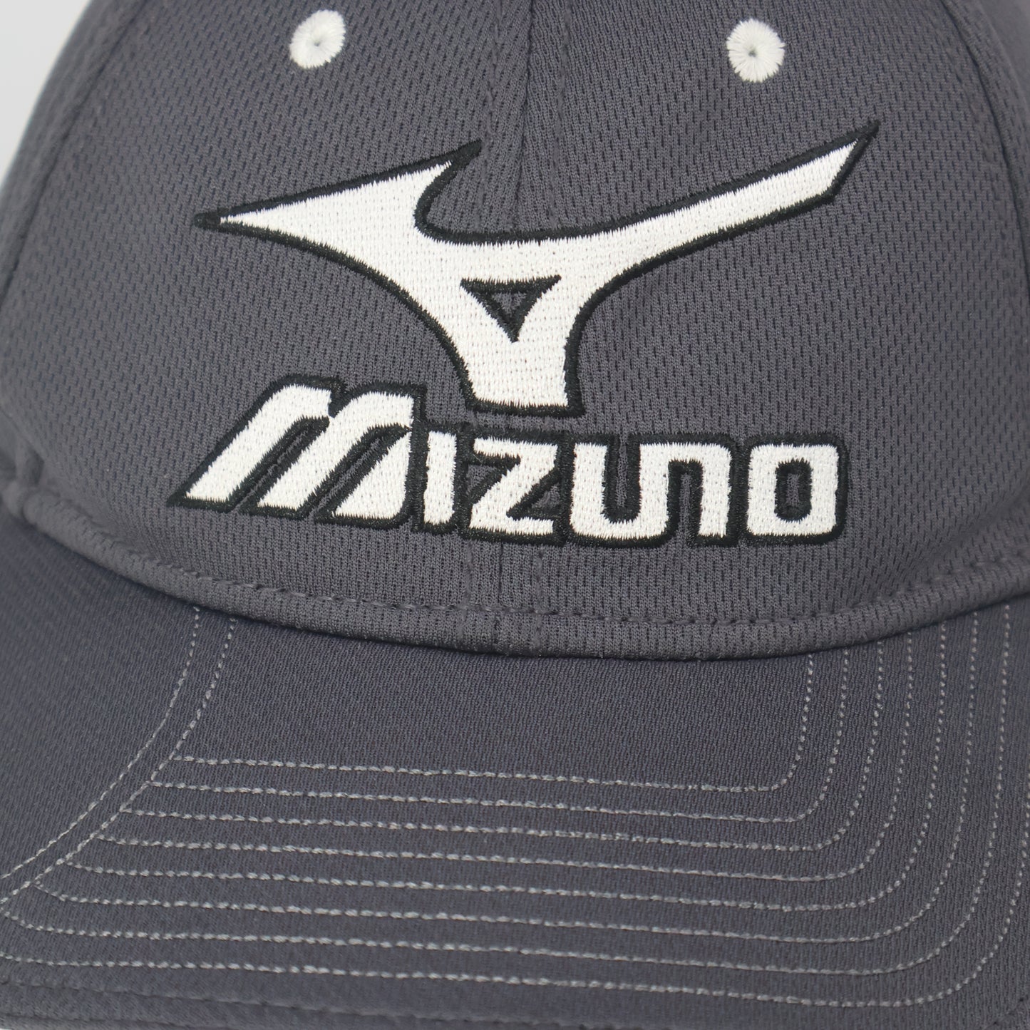 "Mizuno" New Era Fitted Cap - Grey