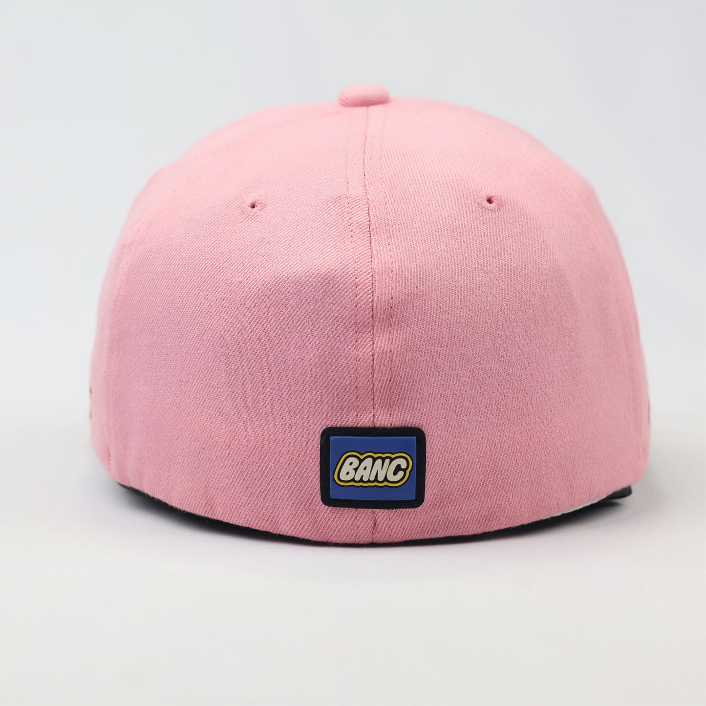 Retro Pink BANC "Originators of the Bag" Fitted Streetwear Thrifted Hat