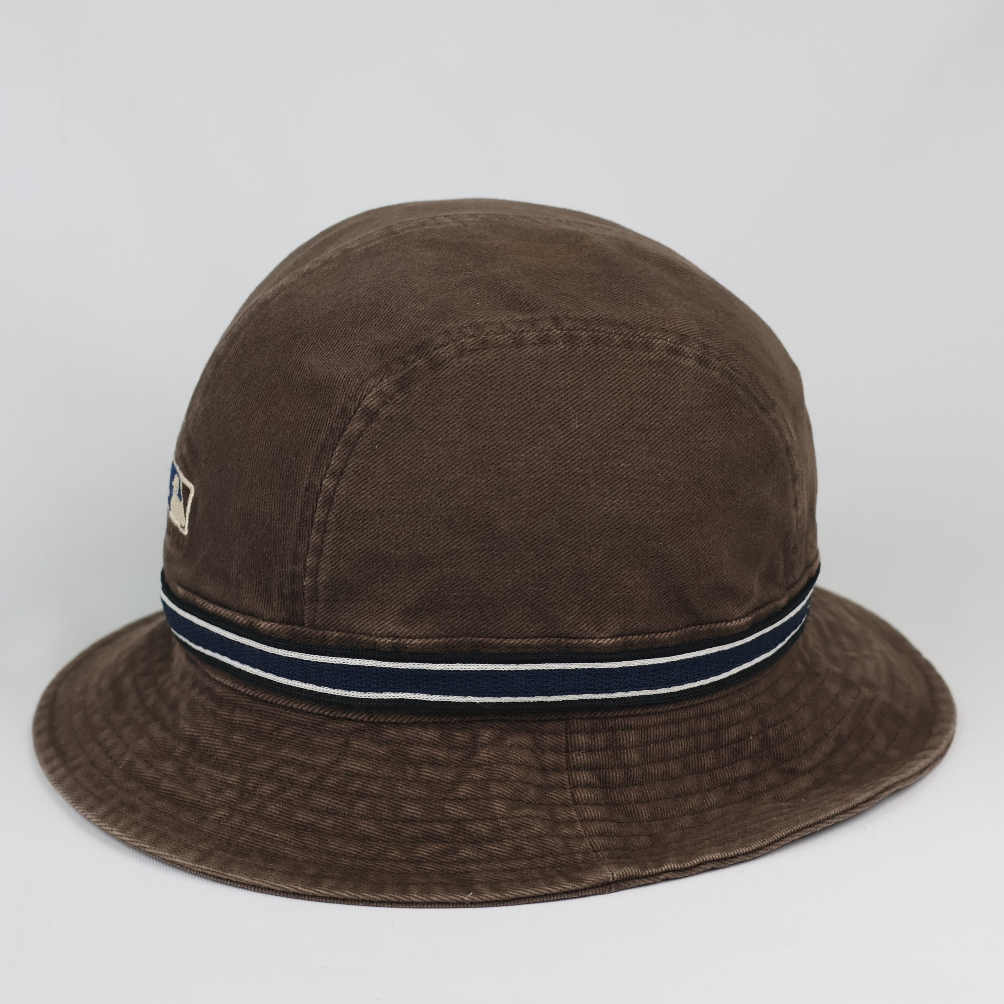 Vintage MLB Houston Astros Embroidered Bucket Thrifted Hat – Washed Brown