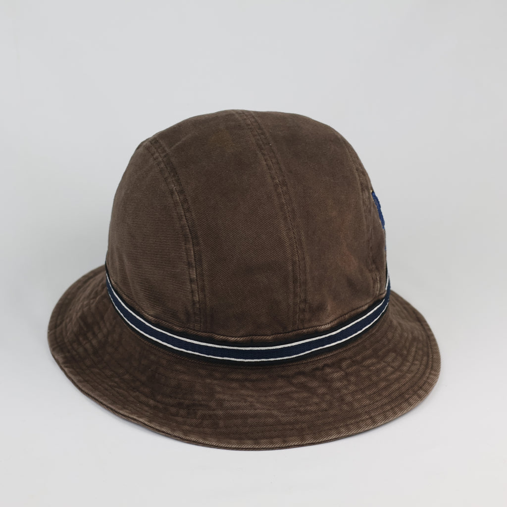 Vintage MLB Houston Astros Embroidered Bucket Thrifted Hat – Washed Brown