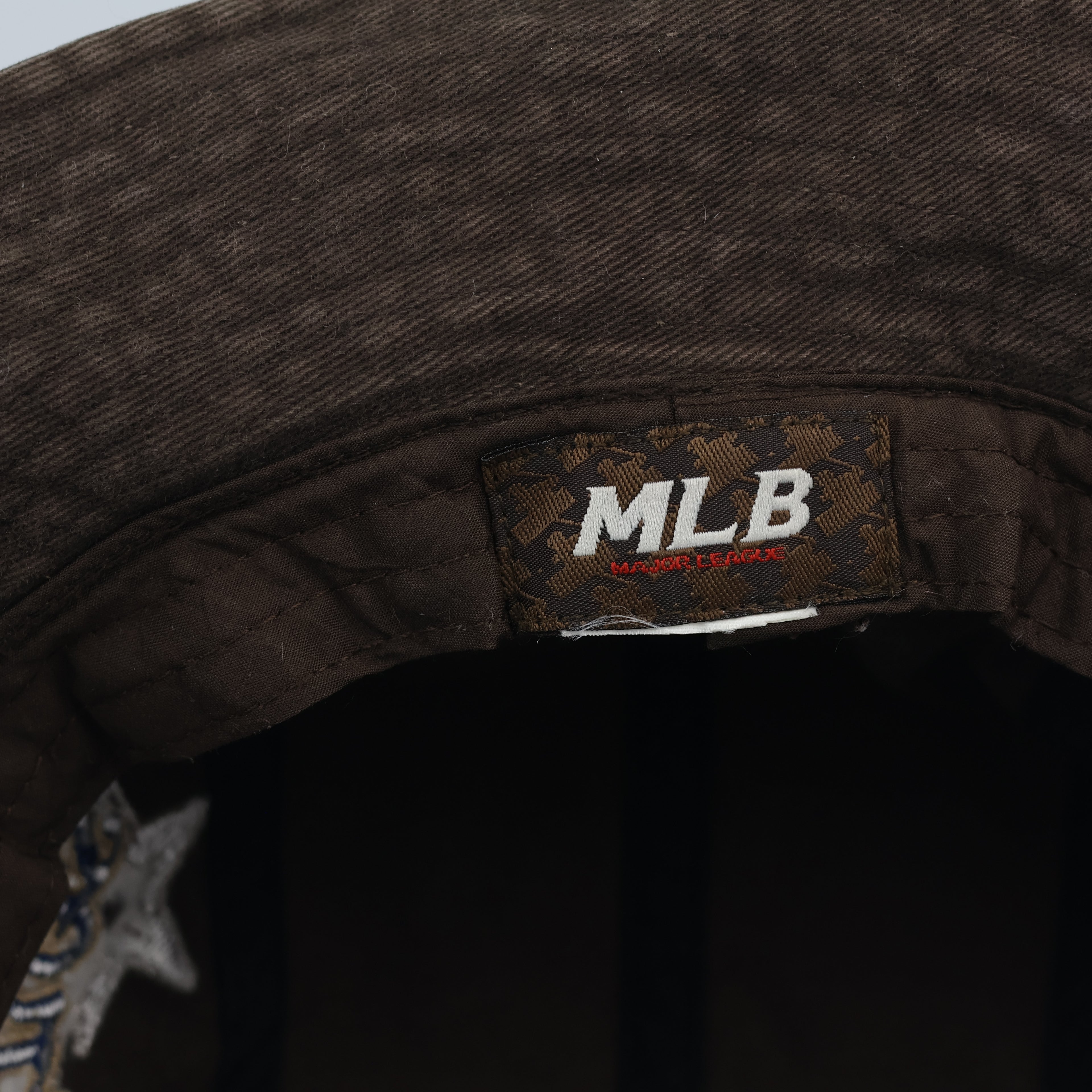 Vintage MLB Houston Astros Embroidered Bucket Thrifted Hat – Washed Brown