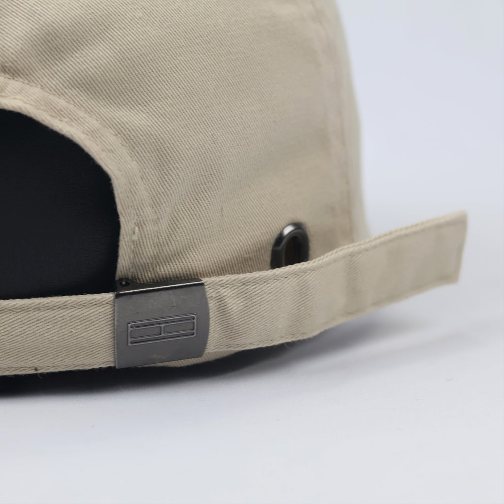 Classic Tommy Hilfiger Khaki Cotton Dad Thrifted Hat - Premium Thrift