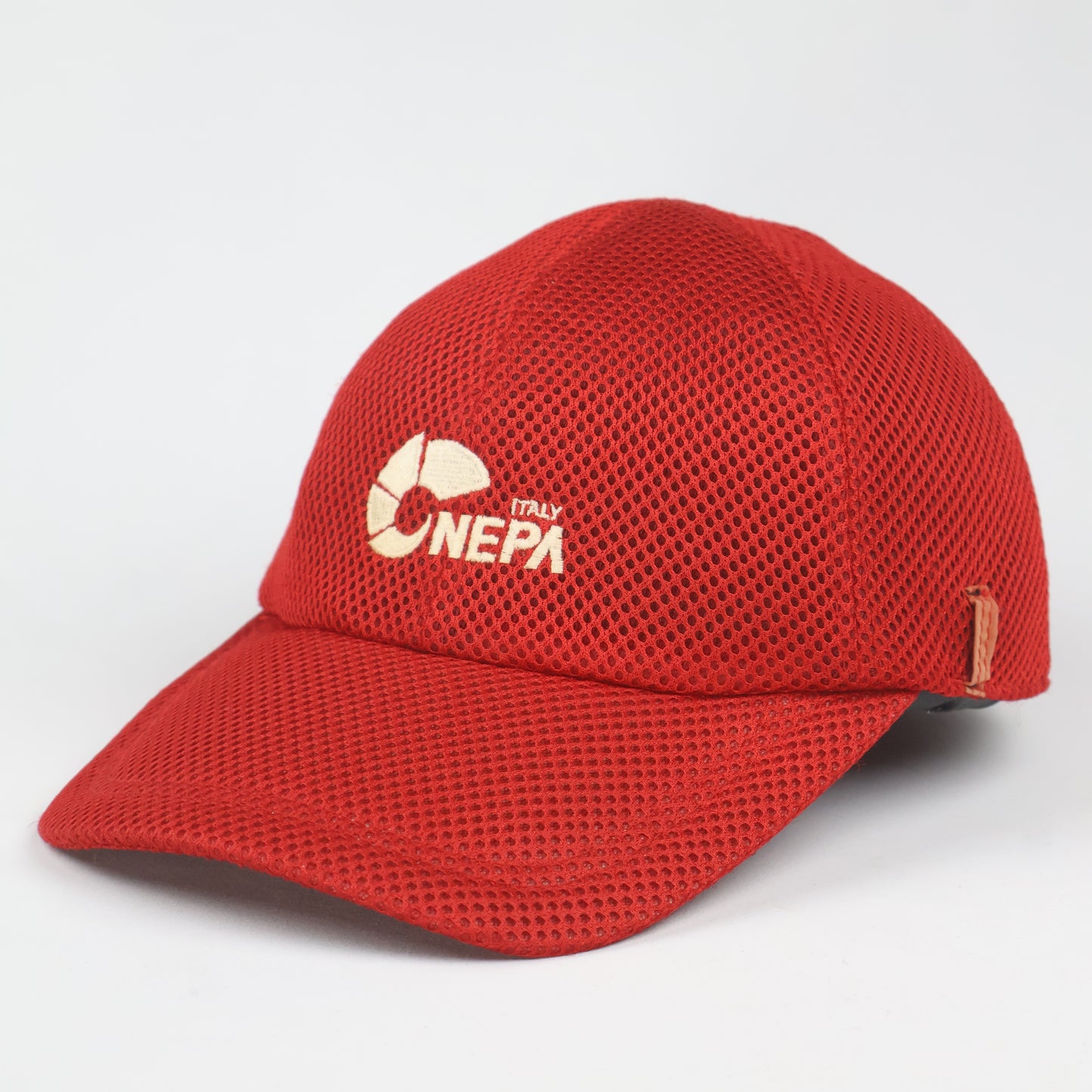 "NEPA ITALY" All-Mesh Running Cap - Red