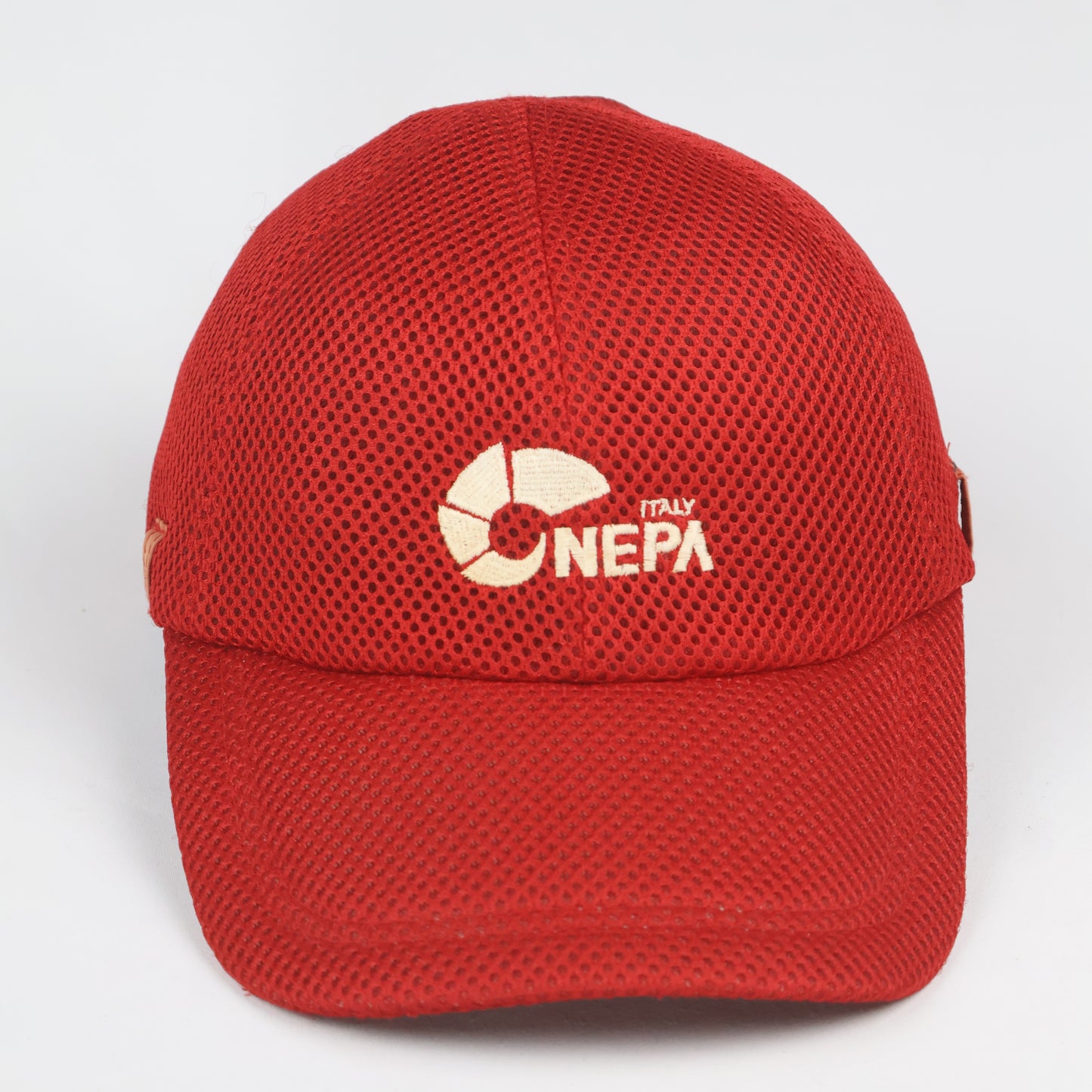 "NEPA ITALY" All-Mesh Running Cap - Red